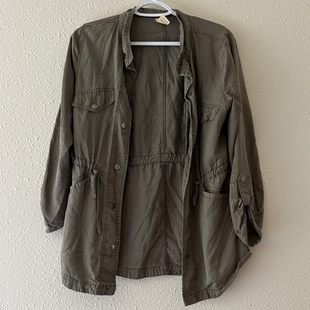 Women's Olive Utility Jacket